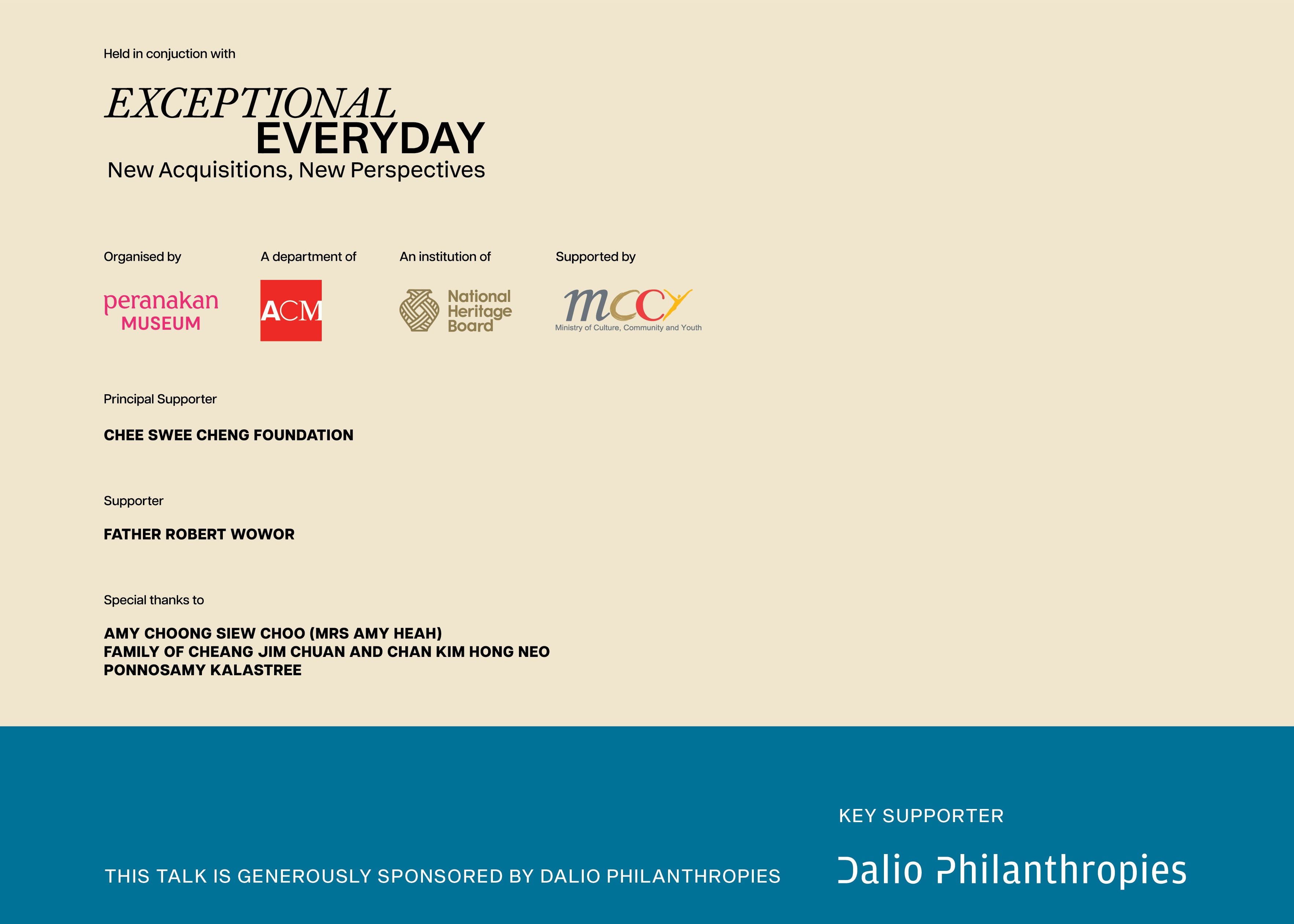 ACM Conversations EDM 30 Oct 2026 Donors Logos